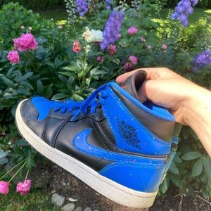 Jordan 1 mid paint splatter